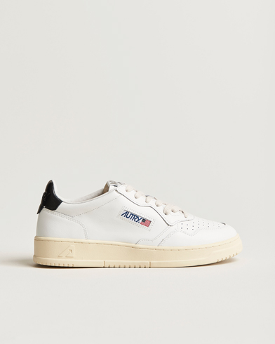 Autry Medalist Low Bicolor Leather Sneaker White/Blue at