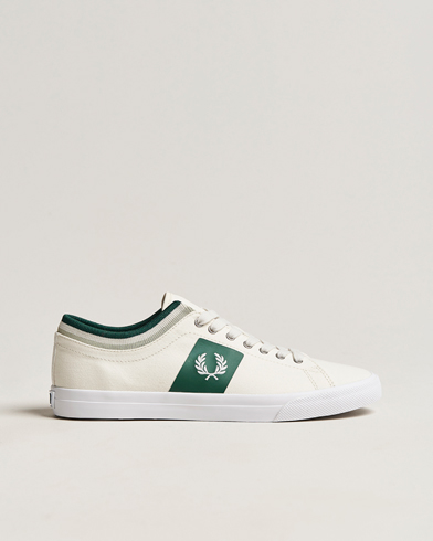 Fred Perry Underspin Tipped Cuff Twill Sneaker Porcelain at