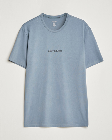 Calvin Klein Logo Crew Neck Loungewear T-Shirt Beloved Blue at