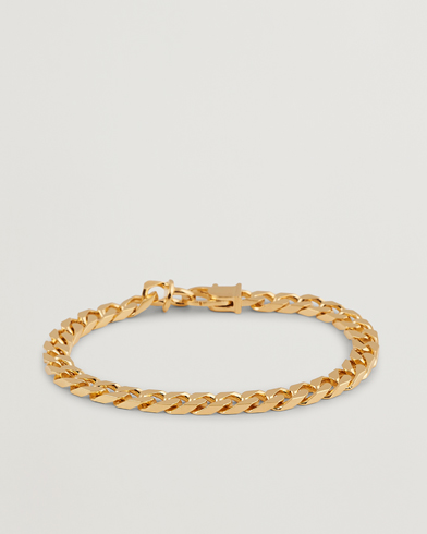 Tom Wood Anker Chain Bracelet Gold at CareOfCarl.com