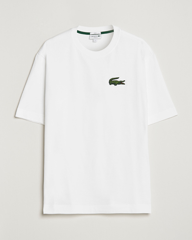 Lacoste Loose Fit T-Shirt White at CareOfCarl.com