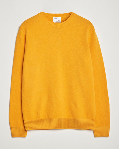 Colorful Standard Classic Merino Wool Crew Neck Burned Yellow at