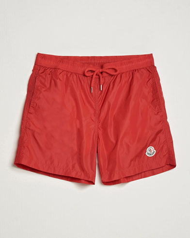 Moncler red deals swim shorts