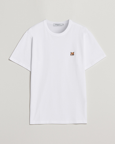 Maison Kitsuné Fox Head T-Shirt White at CareOfCarl.com