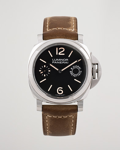 Panerai Pre Owned Luminor Marina 8 Days 00510 Silver at CareOfCarl