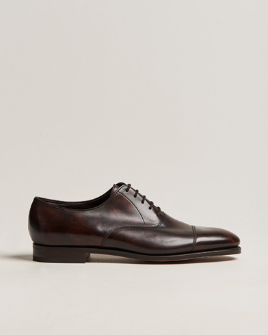 John Lobb City II Oxford Dark Brown Calf at CareOfCarl.com