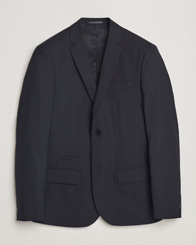 Oscar Jacobson Falk Wool Blazer Blue at CareOfCarl.com