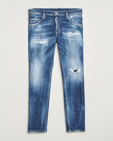 Dsquared2 Skater Jeans Deep Blue Wash at CareOfCarl.com