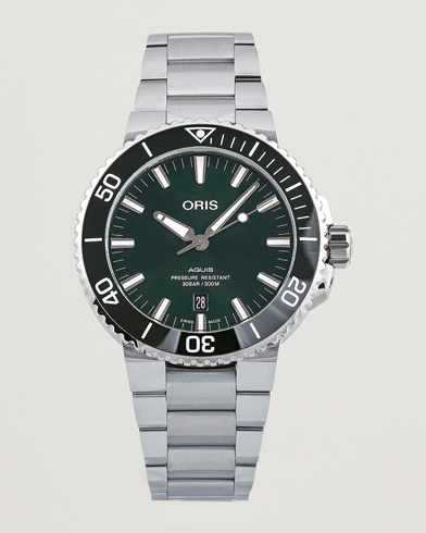 Oris Aquis Date 41 5mm Blue at CareOfCarl