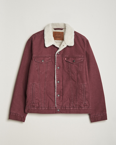 Levi's teddy clearance trucker jacket