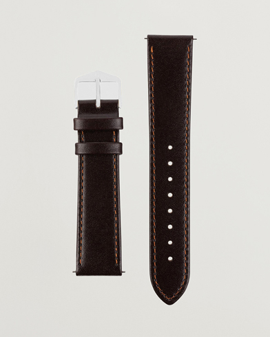 Hirsch Osiris Light Blue Nubuck Leather Watch Strap | Holben's