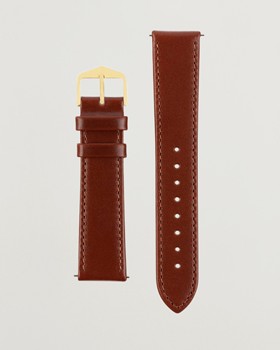 HIRSCH Osiris Red Leather Strap 20mm 03475020-20