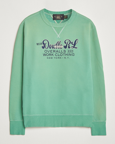 RRL Graphic Sweatshirt Turquoise at CareOfCarl.com