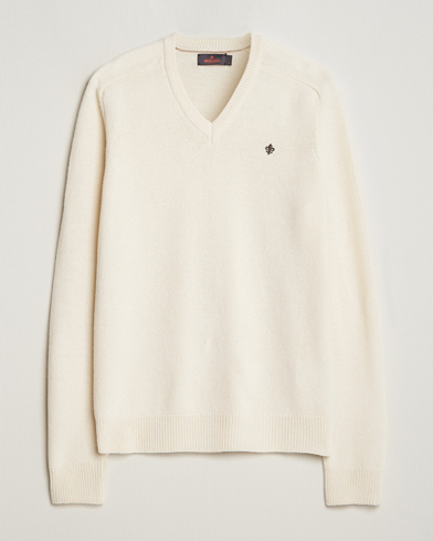 BOSS ORANGE Kanovano Sweater at Knitted Open White