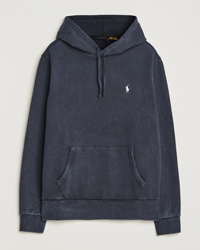 Polo Ralph Lauren Loopback Terry Hoodie Faded Black at CareOfCarl.com