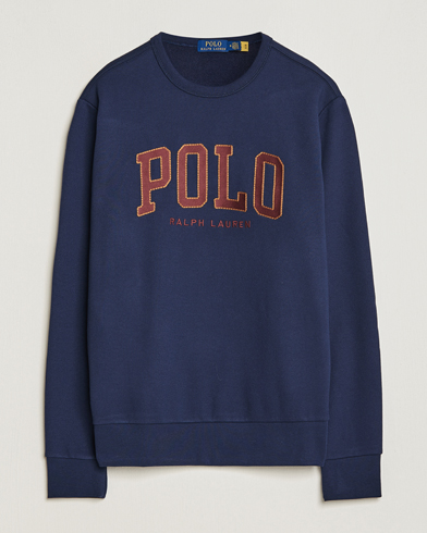 Polo Ralph Lauren Vintage Fleece Crew Neck Sweatshirt Cruise Navy