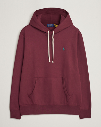 Polo Ralph Lauren RL Fleece Hoodie Harvard Wine at CareOfCarl.com