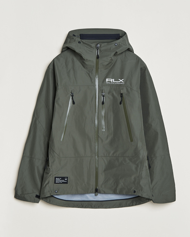 RLX Ralph Lauren Patrol Lined Windbreaker Fossil Green at 