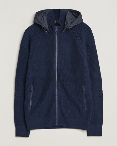 RLX Ralph Lauren Hybrid Hooded Jacket Piper Navy at CareOfCarl.com