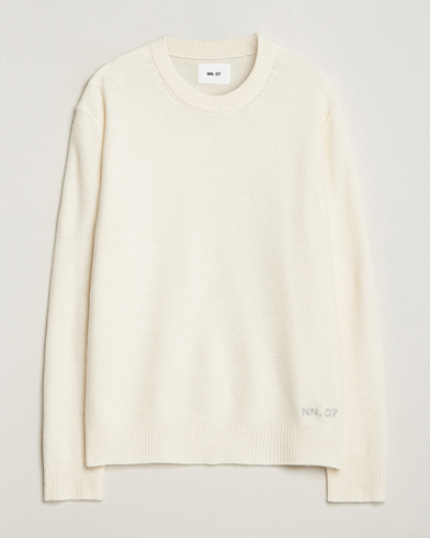 ORANGE at Sweater Open Knitted White BOSS Kanovano