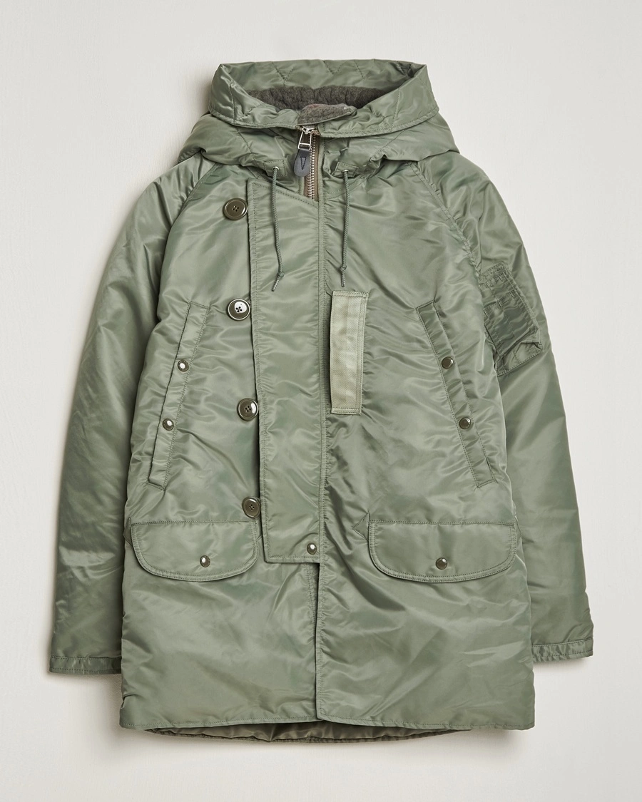 BEAMS PLUS MIL Type N-3B Parka Sage – Green