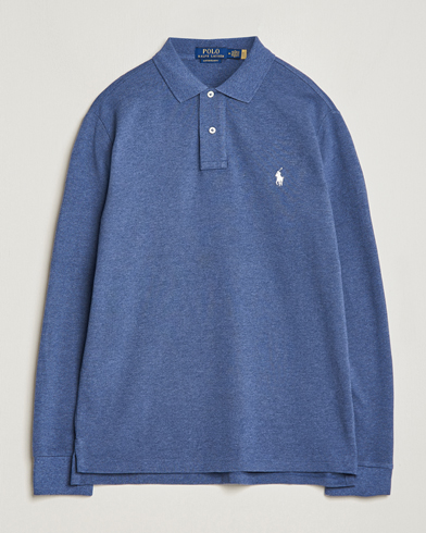 Polo Ralph Lauren Slim Fit Long Polo Navy at Newport Sleeve