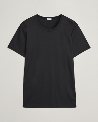 Wool & Silk  T-Shirt Long Sleeve - charcoal - Zimmerli of Switzerland  (Schweiz)