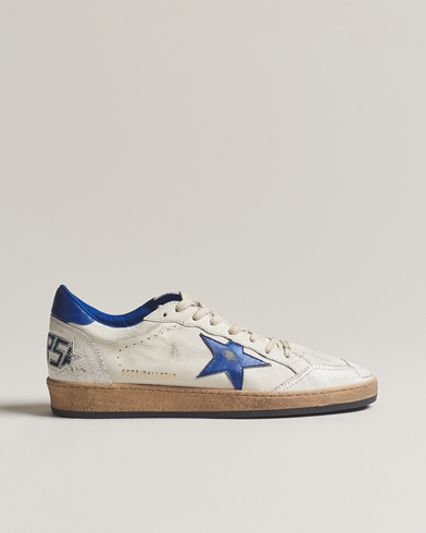 Golden Goose Deluxe Brand Ball Star Sneakers White Blue at