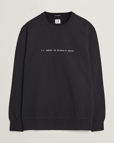 Cp company rubber deals logo sweatshirt