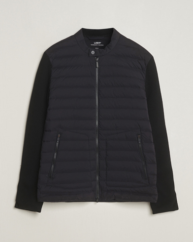 Polo Ralph Lauren quilted-panel knitted jacket - Black