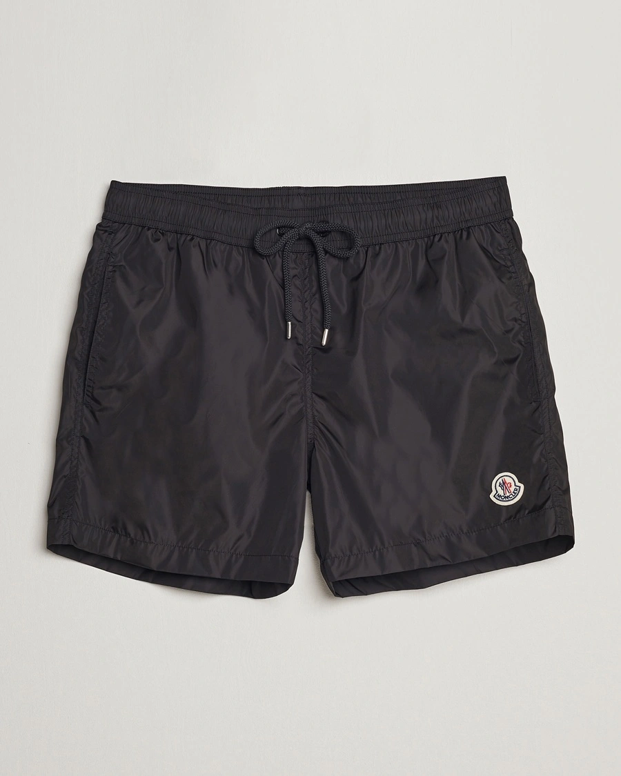 Moncler Nylon Swim Shorts Black – Black