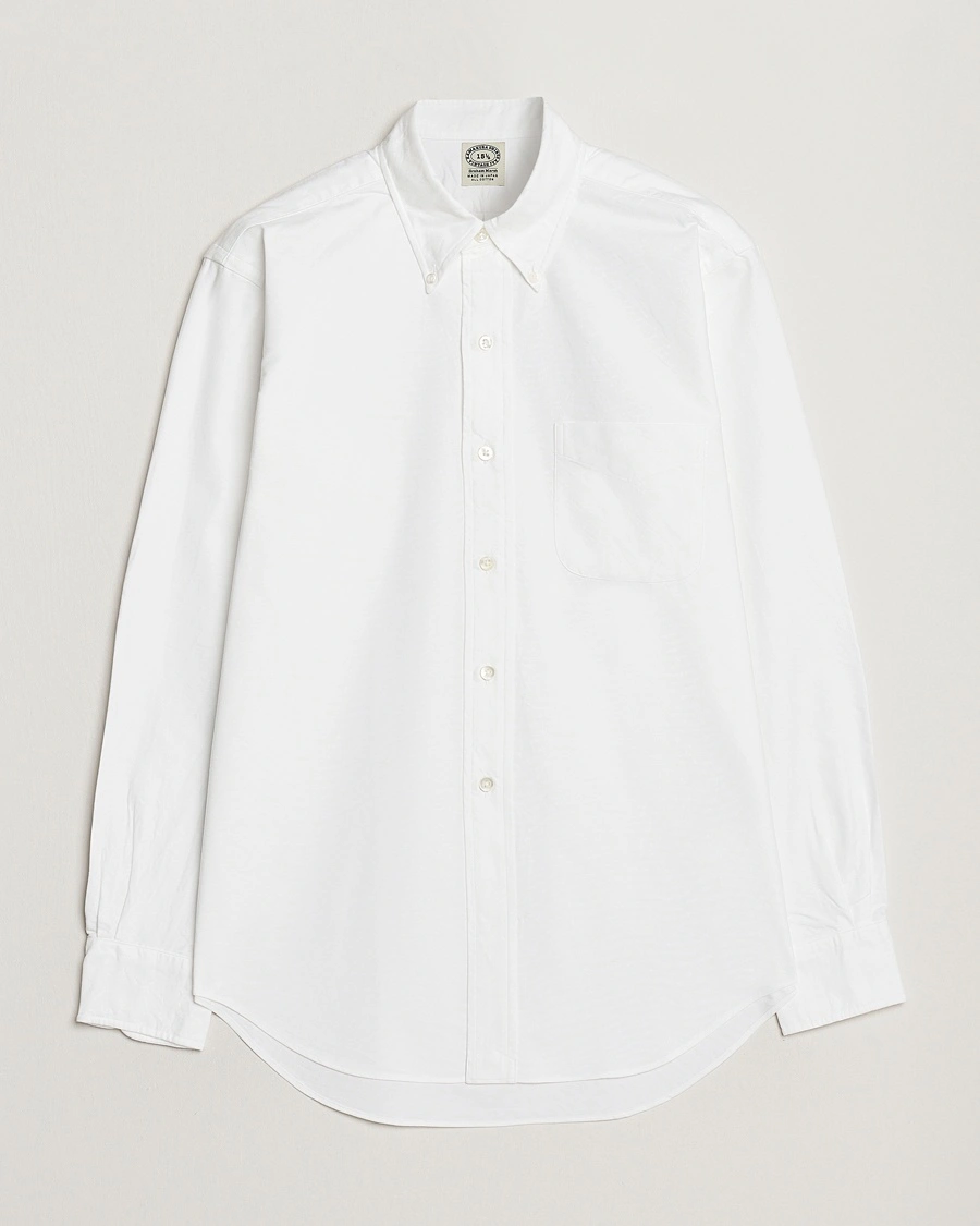 Kamakura Shirts Vintage Ivy Oxford Button Down Shirt White – White