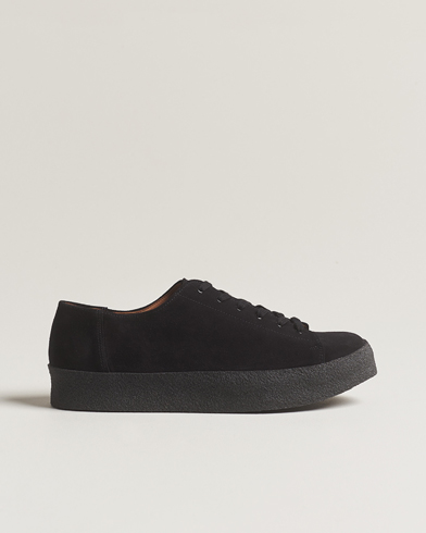 Sanders Ash Suede Monkey Shoe Black at CareOfCarl.com