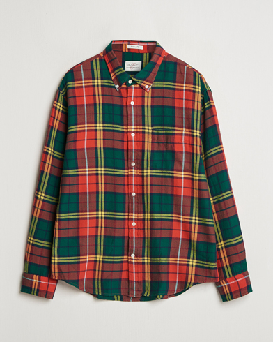  Rel Herigate Twill Tartan Shirt Bright Red