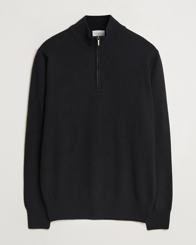 Polo Ralph Lauren Merino Half Zip Sweater Polo Black at CareOfCarl