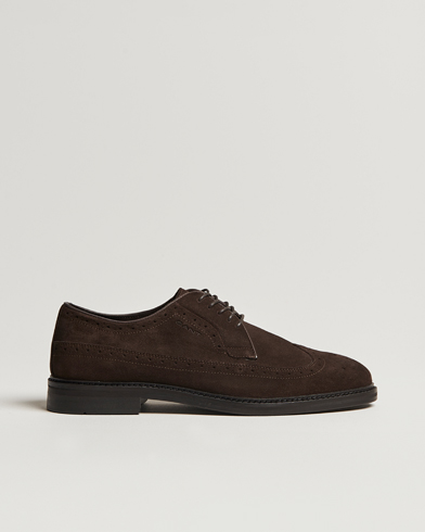  Bidford Suede Brogues Ebony Brown