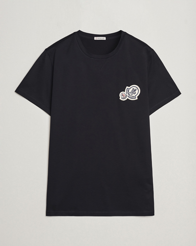 Moncler Reflective Logo T-Shirt Black at CareOfCarl.com