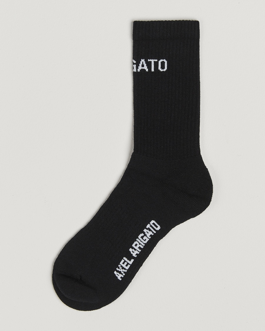 Axel Arigato Logo Tube Sock Black – Black