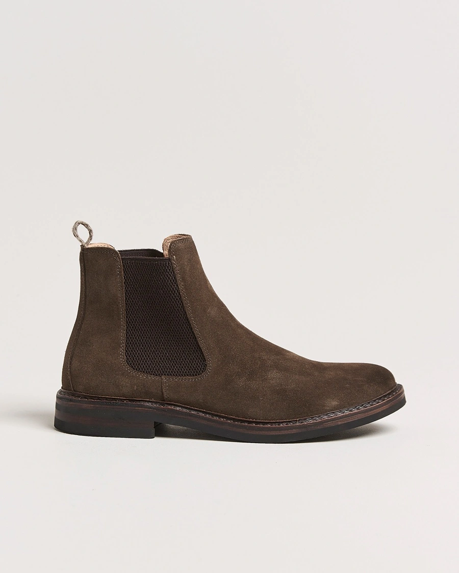 Astorflex Bitflex Dainite Chelsea Boot Dark Brown Suede – Brown
