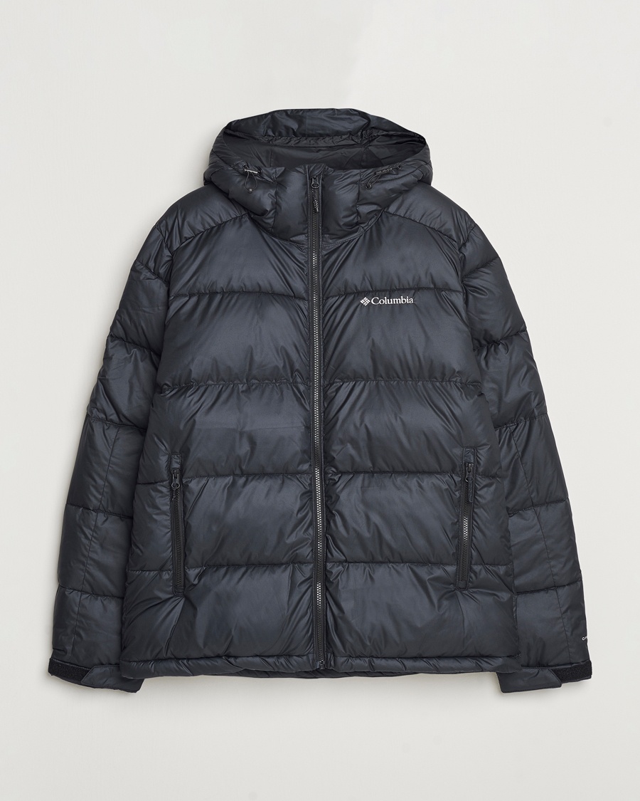 Columbia Pike Lake II Hooded Down Jacket Black – Black