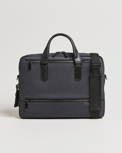 TUMI Medium Densmore Top-Zip Briefcase hot Gray Black