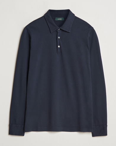 Faherty Lux Heather Long Sleeve outlet Polo Shirt Navy Blue Men XL Soft Organic Cotton