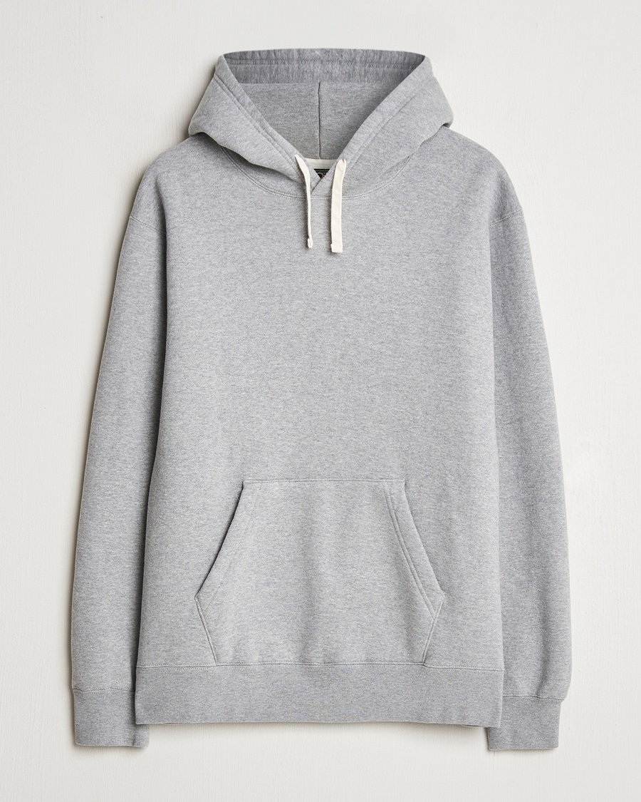 BEAMS PLUS Japanese Cotton Hoodie Heather Grey – Grey