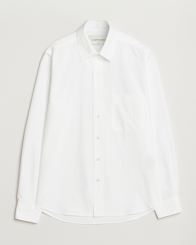  Mason Dyed Oxford Shirt White