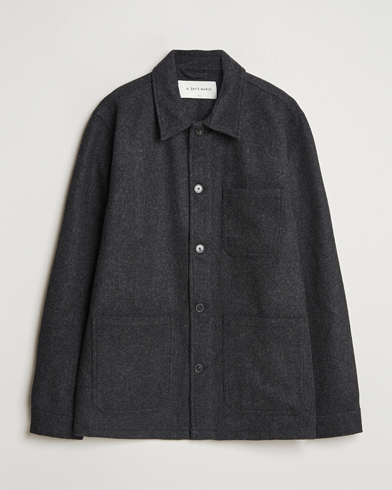  Original Wool Overshirt Charcoal