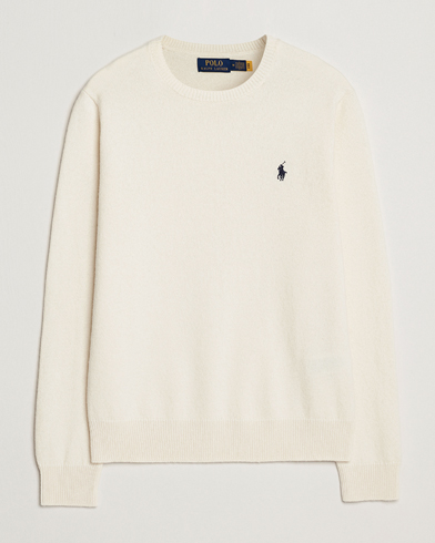 Polo Ralph Lauren Cotton Wool Pullover Andover Cream at CareOfCarl