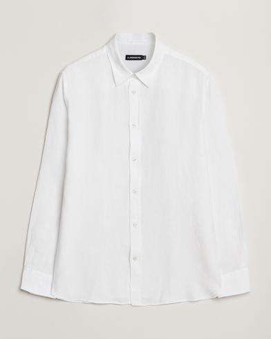 J.Lindeberg Linen Melange Shirt White – White