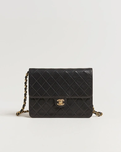 Chanel Pre-Owned Single Flap Bag Black – Black