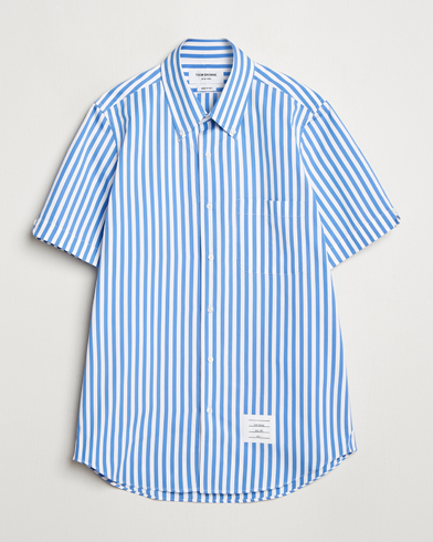 Thom Browne Short Sleeve Button Down Shirt Medium Blue – Blue