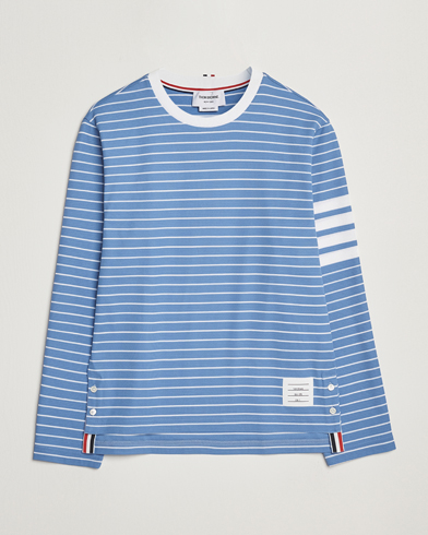 Thom Browne Long Sleeve T-Shirt Blue/White – Blue